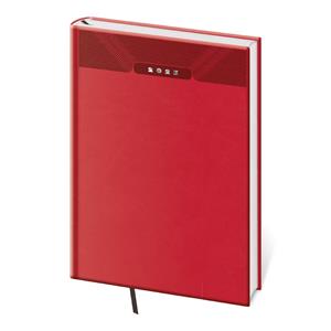 Daily diary A5 2023 Print Classic - red