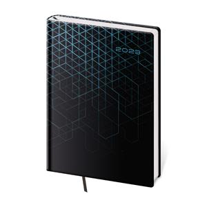 Daily diary A5 2023 Vario - Blue Design