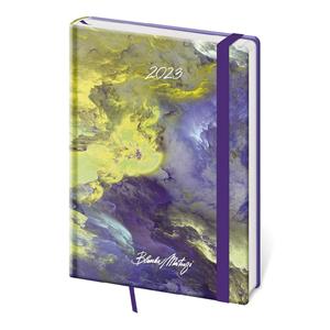 Daily diary A5 2023 Vario with rubber band - Matragi Sky