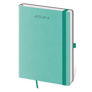 Daily diary A5 2024 Flexies - mint