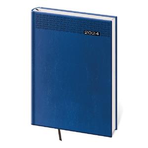 Daily diary A5 2024 Gommato - blue