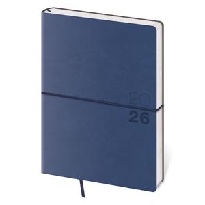 Daily diary A5 2026 Flexio - dark blue