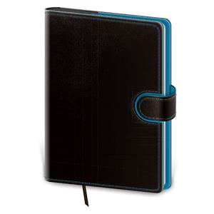 Daily diary A5 2026 Flip - black/blue