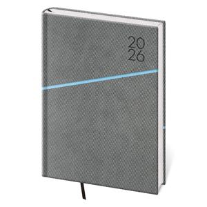 Daily diary A5 2026 Grife - grey/blue