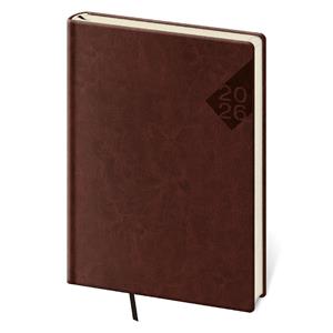 Daily diary A5 2026 Nebrasca - english red