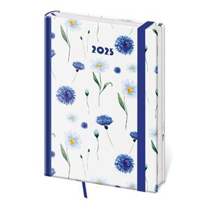 Daily diary A5 Vario - Meadow with rubber band