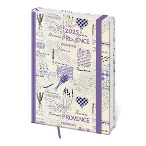 Daily diary A5 Vario - Provence with rubber band