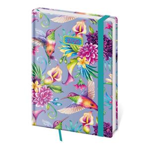 Daily diary A5 Vario - Romantic with rubber band