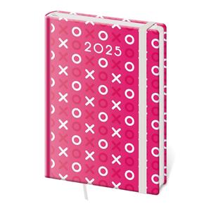 Daily diary A5 Vario - Sweet Game with rubber band