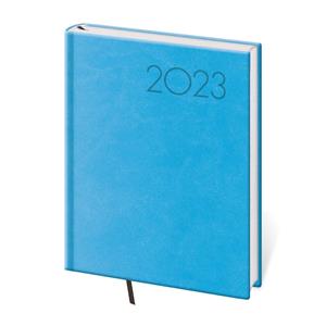 Daily diary B6 2023 Print Pop - light blue