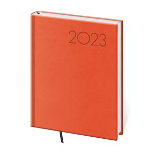 Daily diary B6 2023 Print Pop - orange