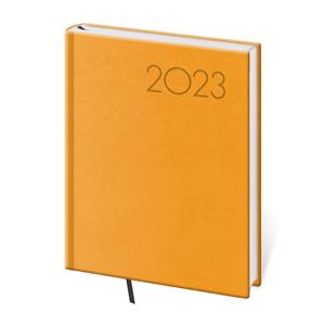 Daily diary B6 2023 Print Pop - yellow