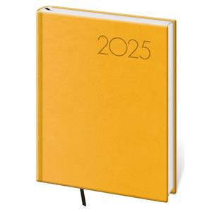Daily diary B6 2025 Print Pop - yellow