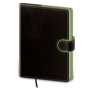 Daily diary B6 2026 Flip - black/green