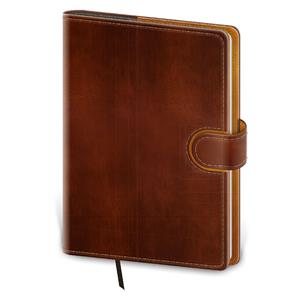 Daily diary B6 2026 Flip - brown/brown
