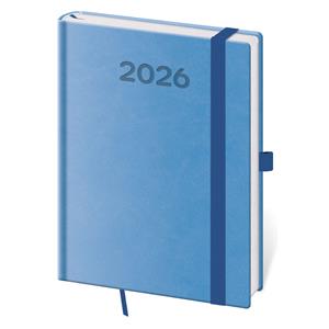 Daily diary B6 2026 Print Pop - light blue