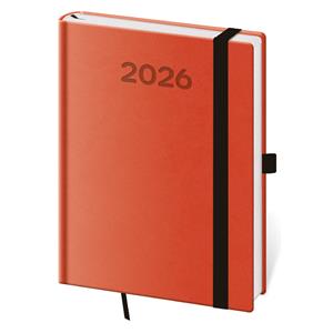 Daily diary B6 2026 Print Pop - orange