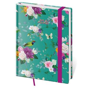 Daily diary B6 2026 Vario - Romance with elastic