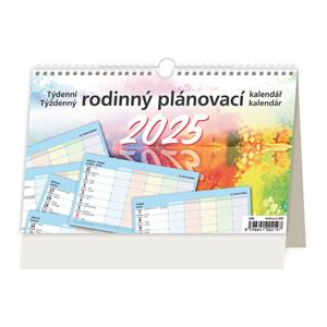 Desk and Wall Calendar 2025 - Weekly Family Planning Calendar