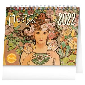 Desk Calendar 2022 Alfons Mucha
