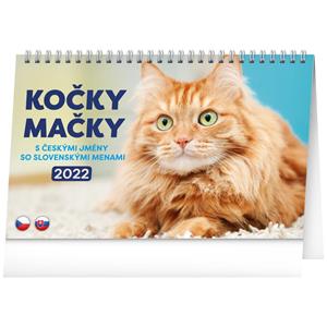 Desk Calendar 2022 Cats CZ/SK