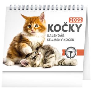 Desk Calendar 2022 Cats with cats names