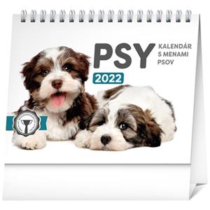 Desk Calendar 2022 Dogs with dogs names SK