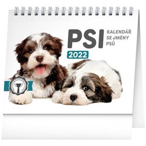 Desk Calendar 2022 Dogs with dogs names