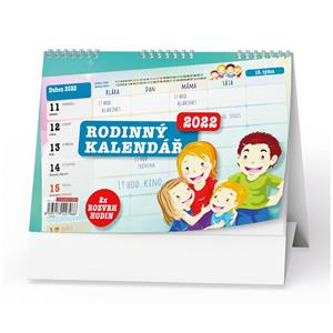 Desk Calendar 2022 Family Calendar