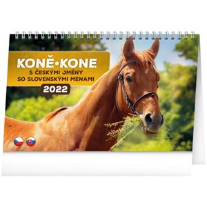 Desk Calendar 2022 Horses CZ/SK