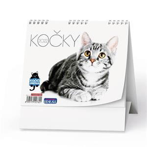 Desk Calendar 2022 IDEAL - Cats /with Cats names