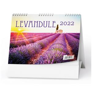 Desk Calendar 2022 Lavender