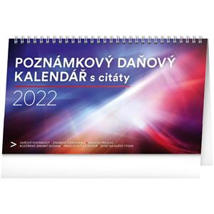 Desk Calendar 2022 Planner with taxes and quotes