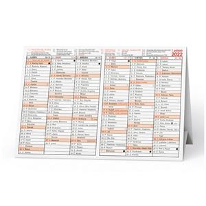 Desk calendar 2022 Roof Calendar