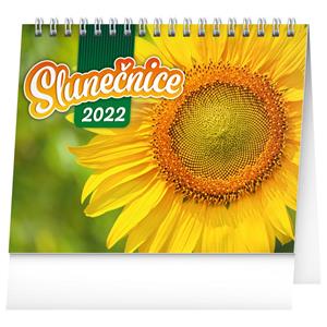 Desk Calendar 2022 Sunflowers with quotes