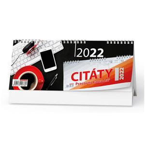Desk Calendar 2022 - Work Calendar Quotations I.