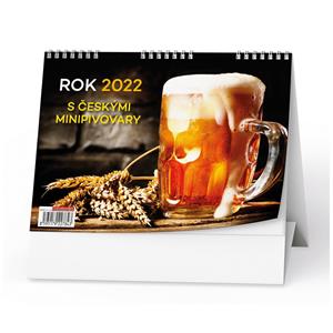 Desk Calendar 2022 Year 2022 with Czech microbreweries