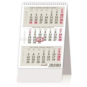 Desk Calendar 2024 - MINI 3months Calendar