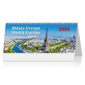 Desk Calendar 2024 - The Cities of Europe