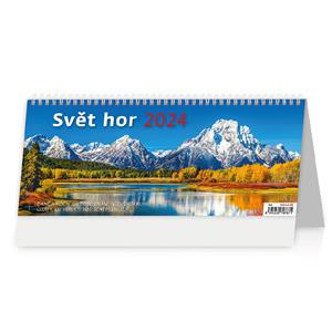 Desk Calendar 2024 - The World Mountains