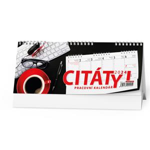 Desk Calendar 2024 - Work Calendar Quotations I.