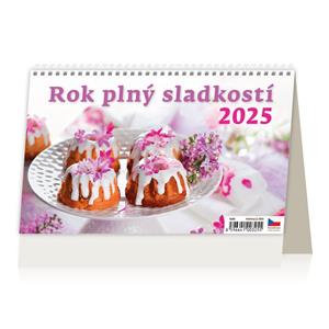Desk Calendar 2025 - A year full of sweets