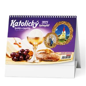 Desk Calendar 2025 Catholic Calendar /churches and chapels/