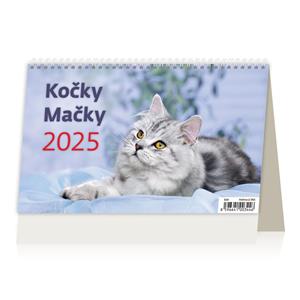 Desk Calendar 2025 - Cats