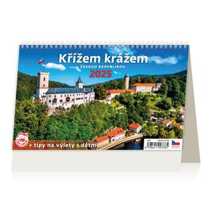 Desk Calendar 2025 - Crisscross Czech Republic