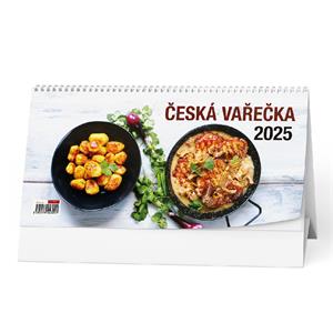 Desk Calendar 2025 Czech wooden spoon