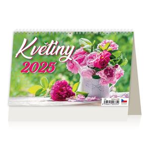 Desk Calendar 2025 - Flowers