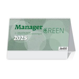 Desk Calendar 2025 - Manager Green