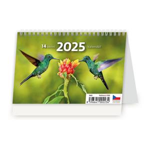 Desk Calendar 2025 - MINI 14daily Calendar