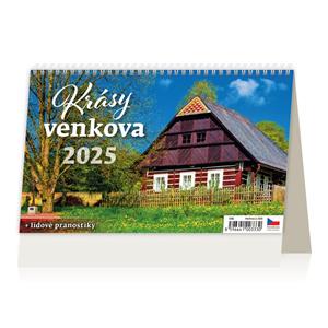 Desk Calendar 2025 - The beauty of the countryside